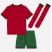 Maillot de foot le Portugal Domicile vêtements enfant Europe 2024 Manches Courtes (+ pantalon court)